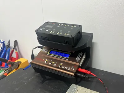 Charger stand for lipo chargers