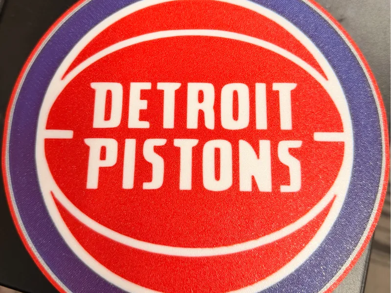 Detroit Pistons Logo Lightbox