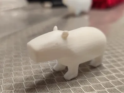 Miniature Desktop Capybara - Easy Support Edition