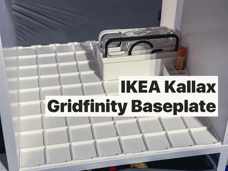 IKEA Kallax Shelf | Gridfinity Baseplate