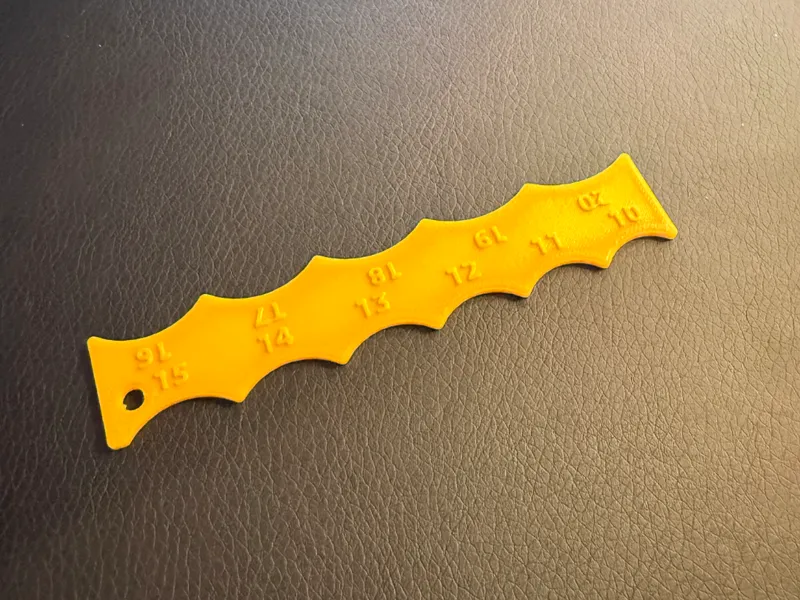 Outer Radius Gauge Tool 10-20mm