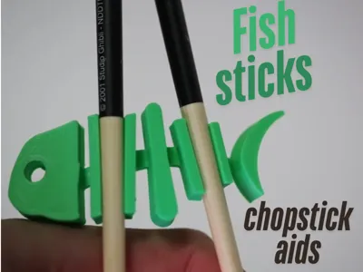 Fish chopstick helper