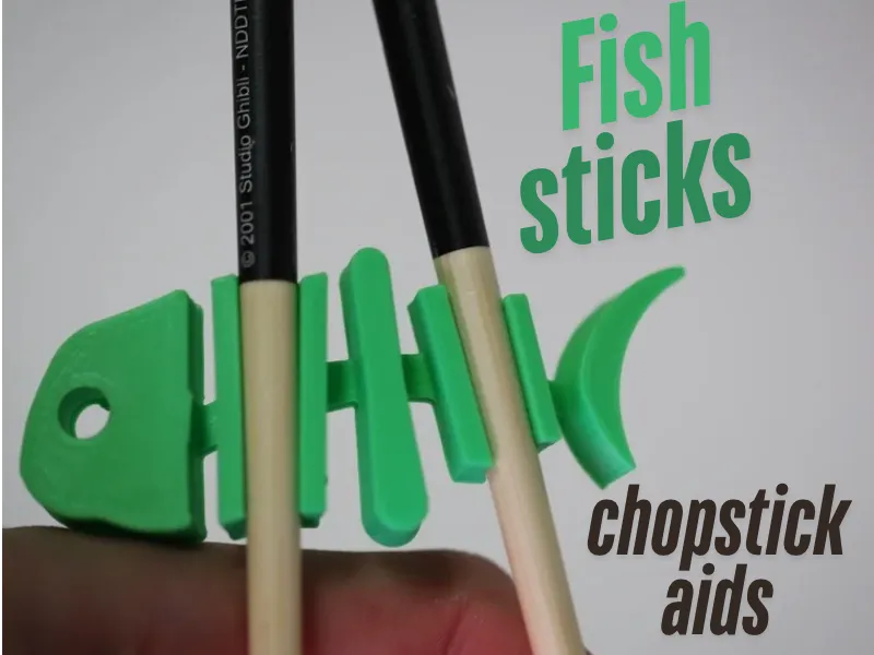 Fish chopstick helper