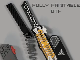 Fully Printable OTF Toy Comb