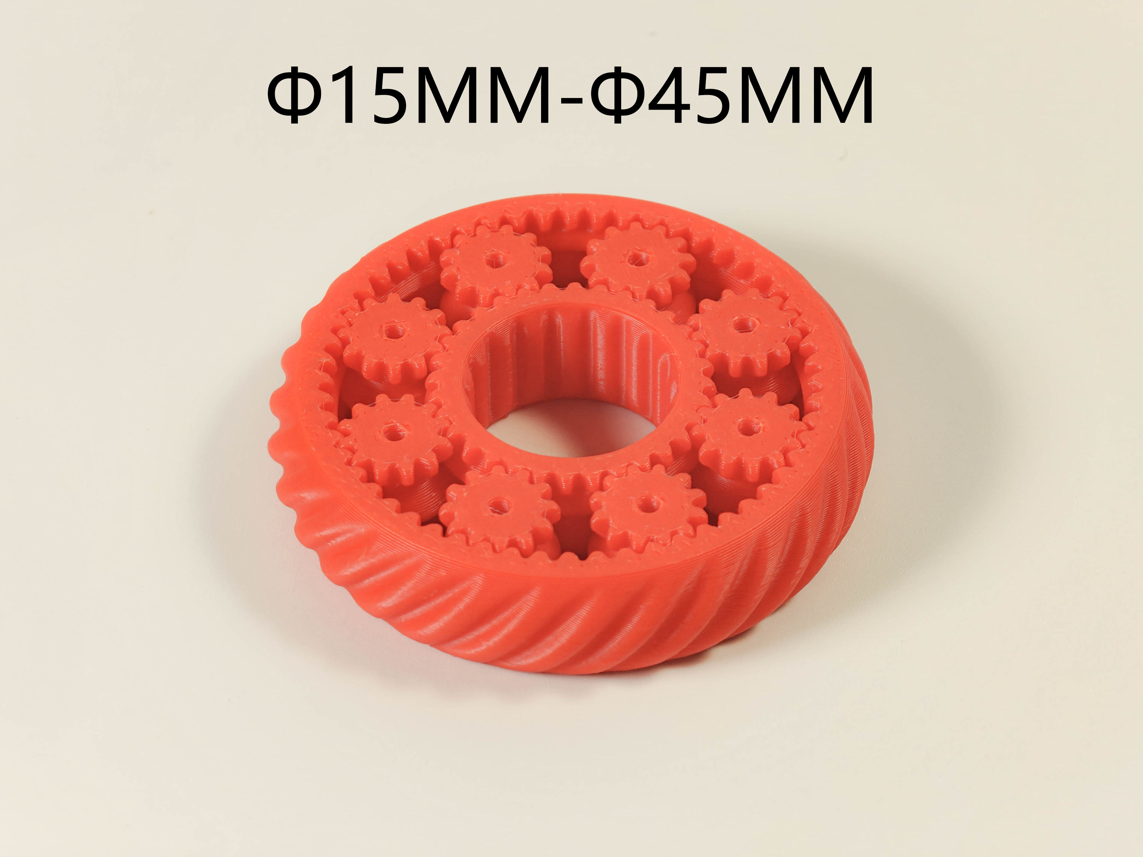 Miniatura 1 do modelo 3D 顺滑的小尺寸指尖陀螺 行星齿轮 解压指尖玩具 TA9-2斜纹