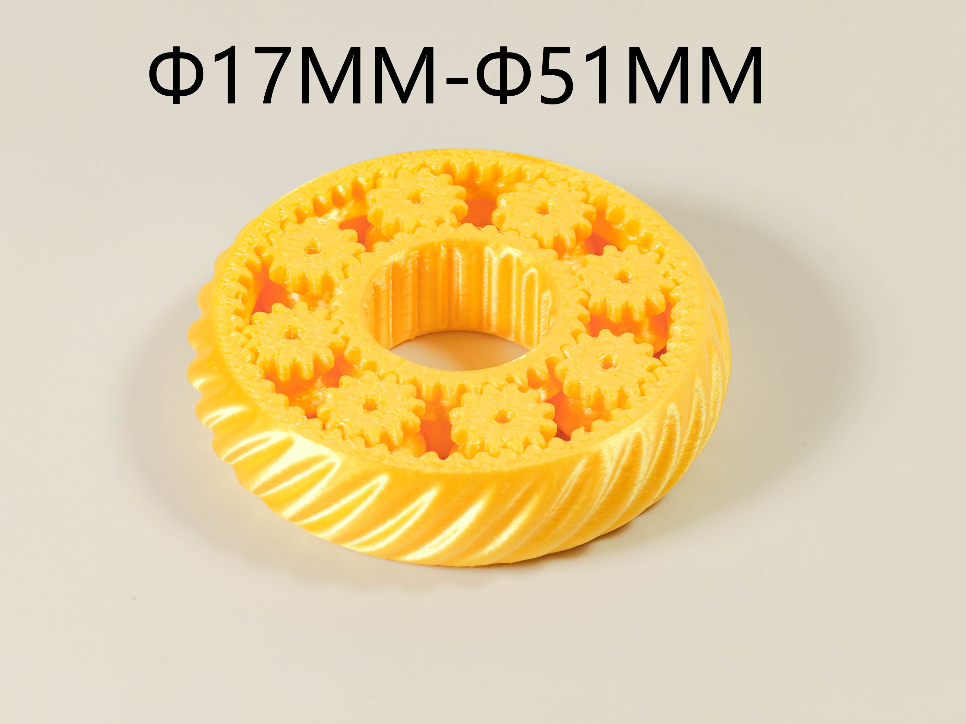 Miniatura 2 do modelo 3D 顺滑的小尺寸指尖陀螺 行星齿轮 解压指尖玩具 TA9-2斜纹