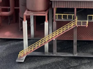 ho scale stairs with railings