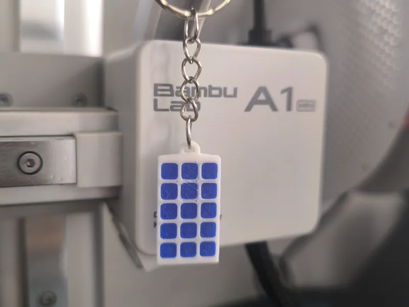 Solar Panel Keychain