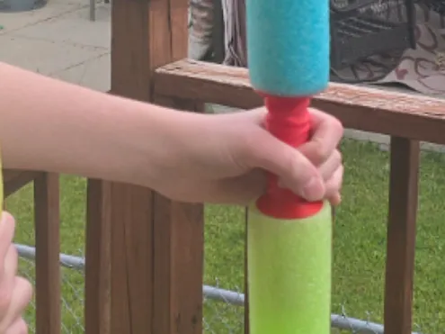 double pool noodle sword