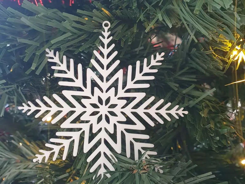 Christmas snowflake ornament 2