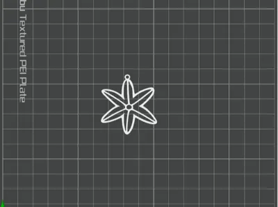 Queen's Wreath Line Art – 3D Print