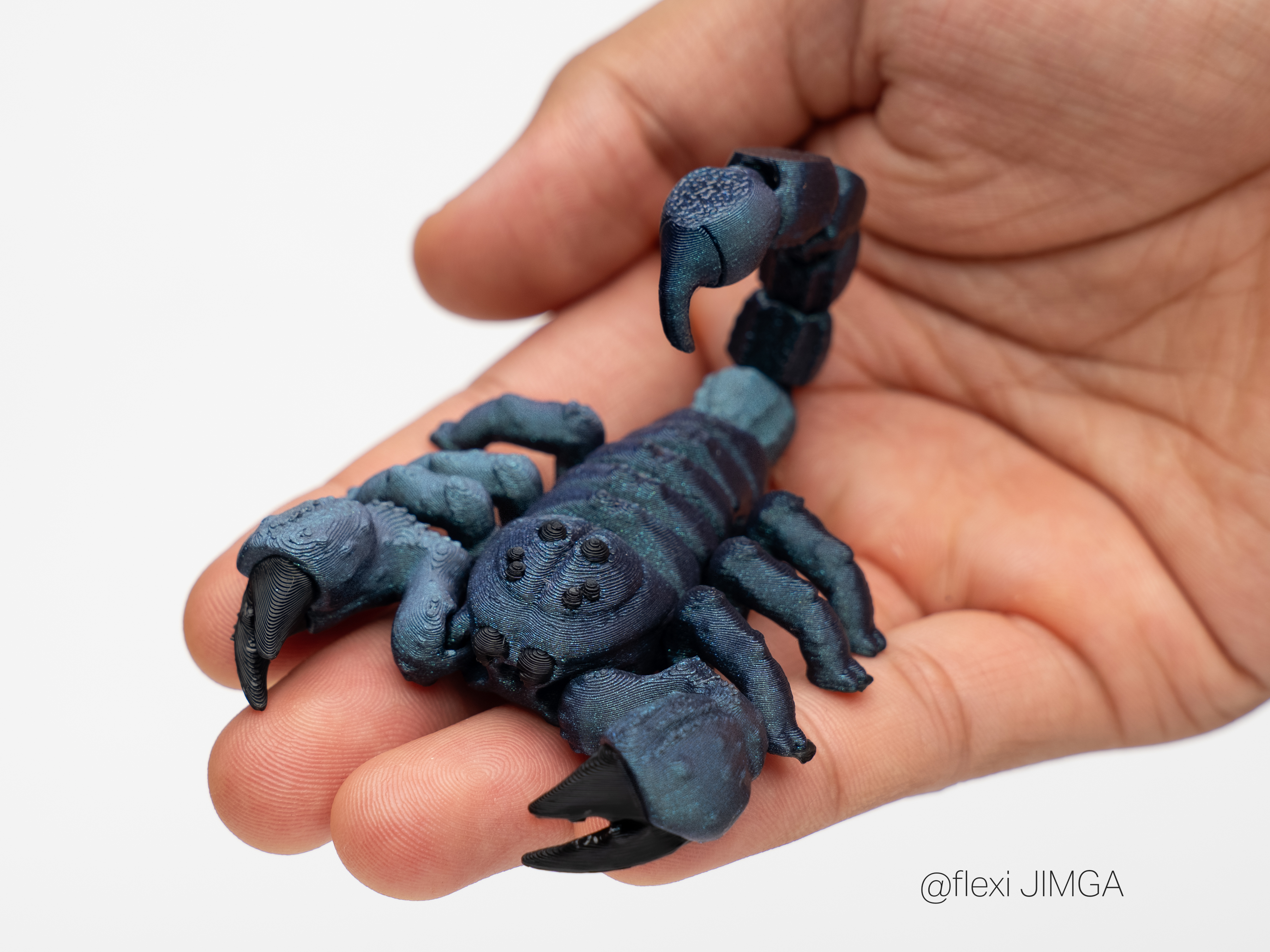 Mini Articulated Scorpion | Multi-Part - Free 3D Print Model