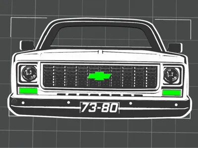 Squarebody Keychain