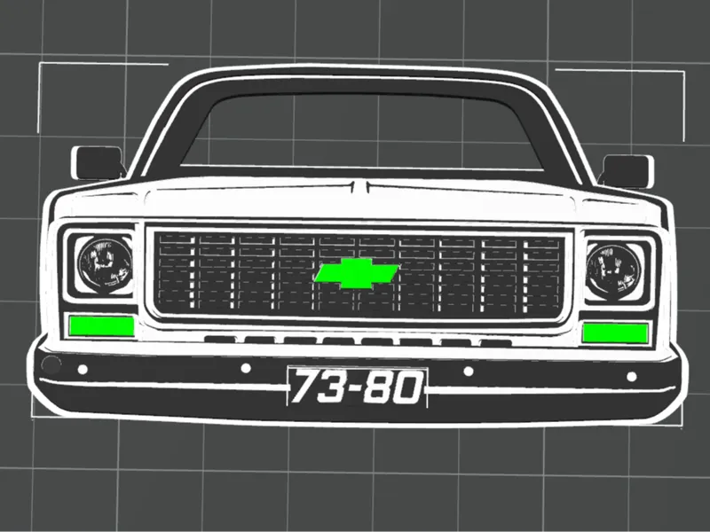 Squarebody Keychain