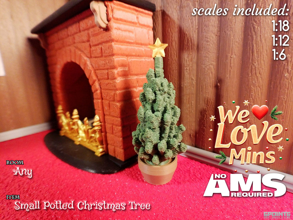WLM - Small Potted Christmas Tree