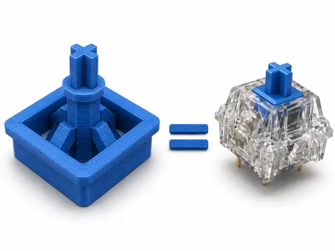 Objeto manipulable: 3D Printed Clicky Clicker - Print in Place — referencia de MakerWorld