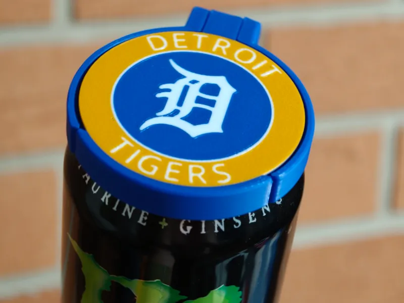 Detroit Tigers can lid print in Place