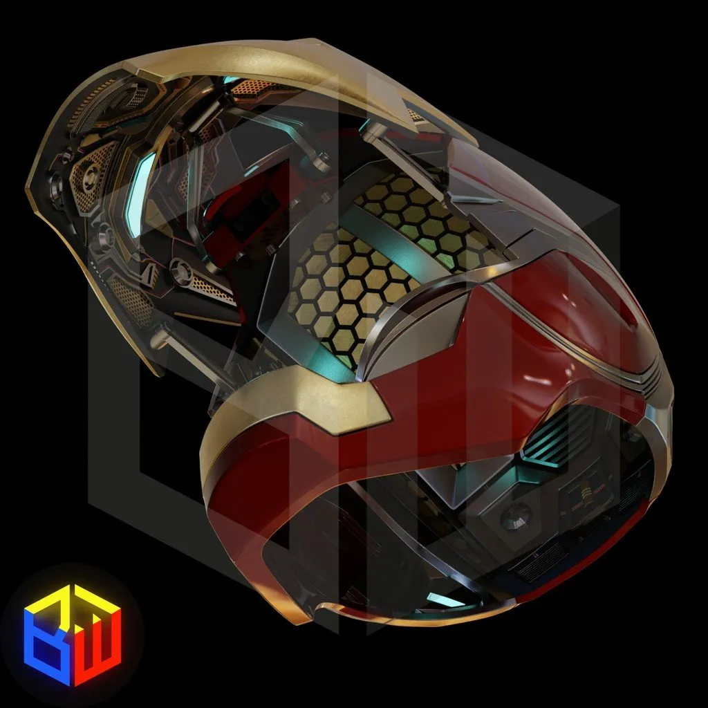 Mark 85 Helmet with Detailing and Motorization view 2