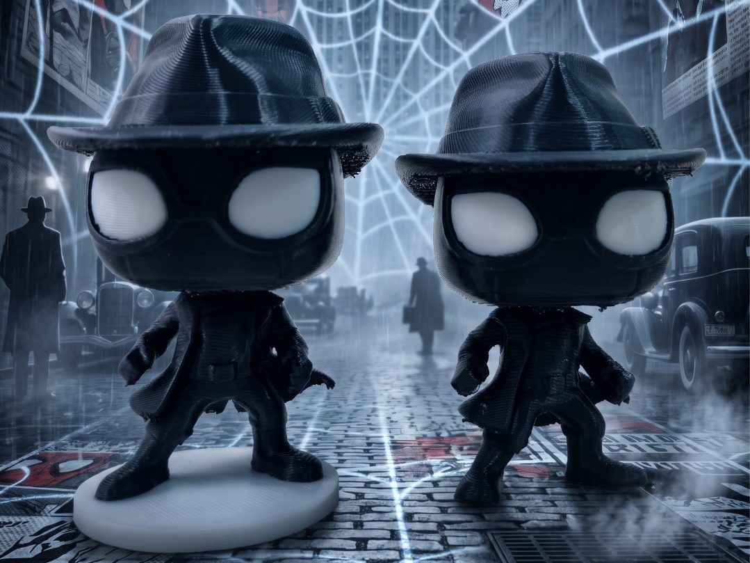 Figura estilo Funko de Spider-Noir