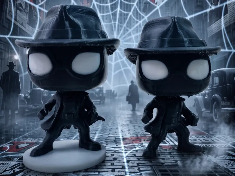 Figura estilo Funko de Spider-Noir
