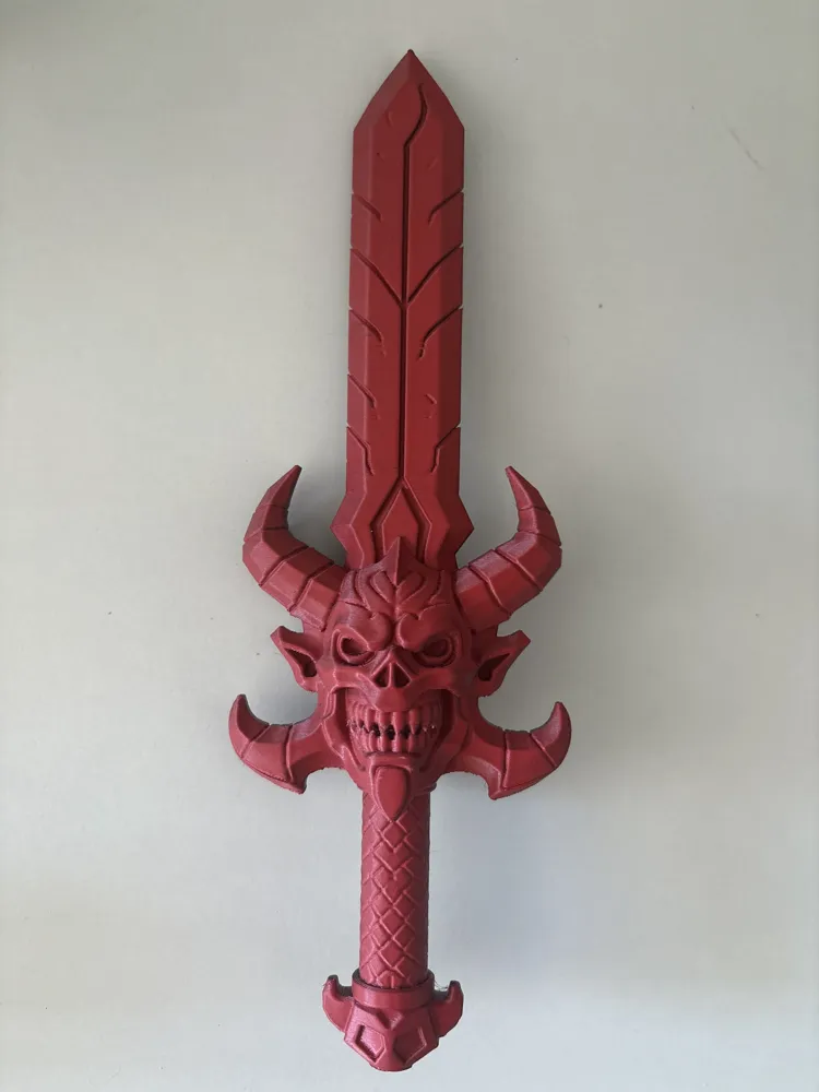 Demonic Sword COSPLAY by Elixum3D MakerWorld: Download Free 3D Models