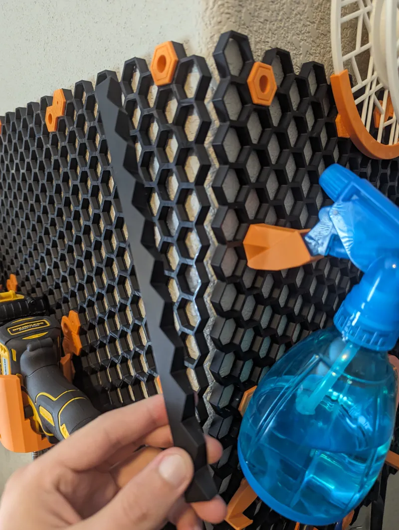 Corner piece for HSW Honeycomb Storage Wall Convex