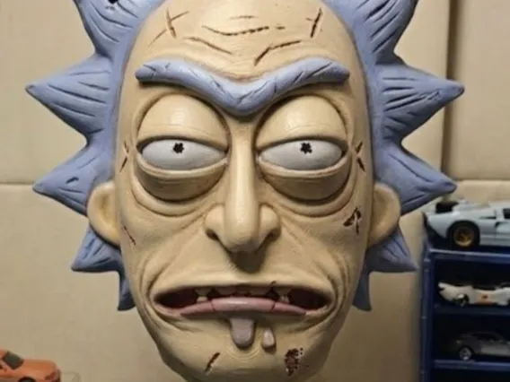 INJURED RICK SANCHEZ MASK