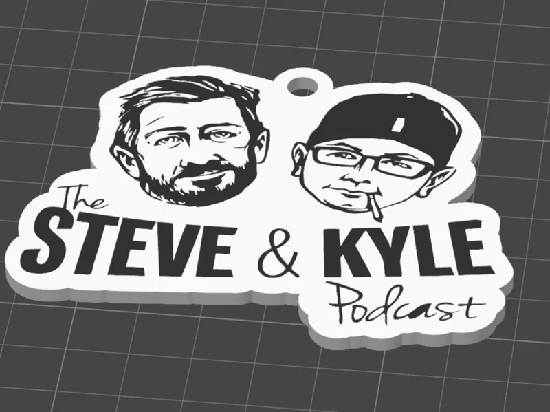 Steve and Kyle Podcast - Keychain and Ornament