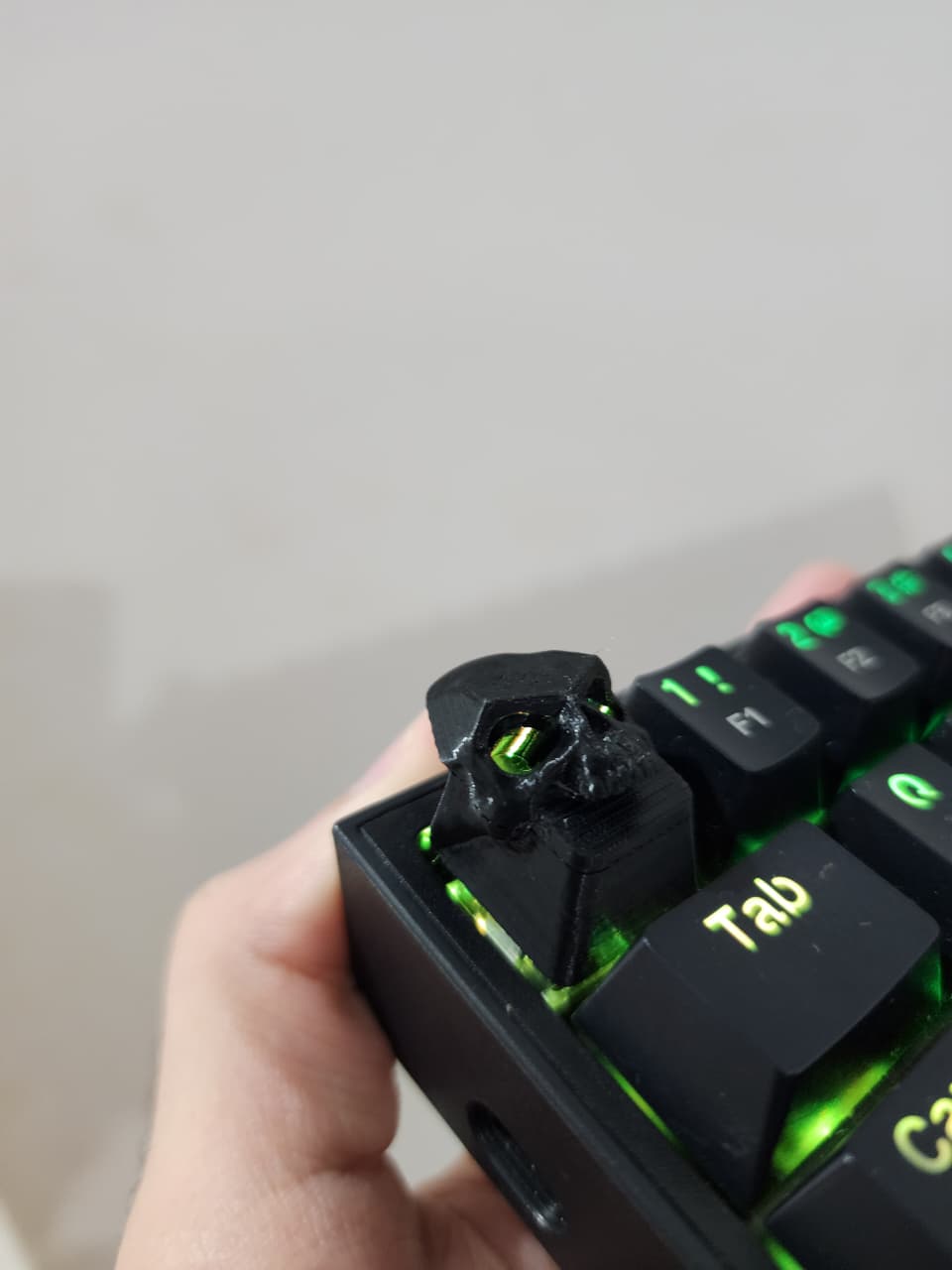 Miniatura 4 do modelo 3D Skull Keycaps