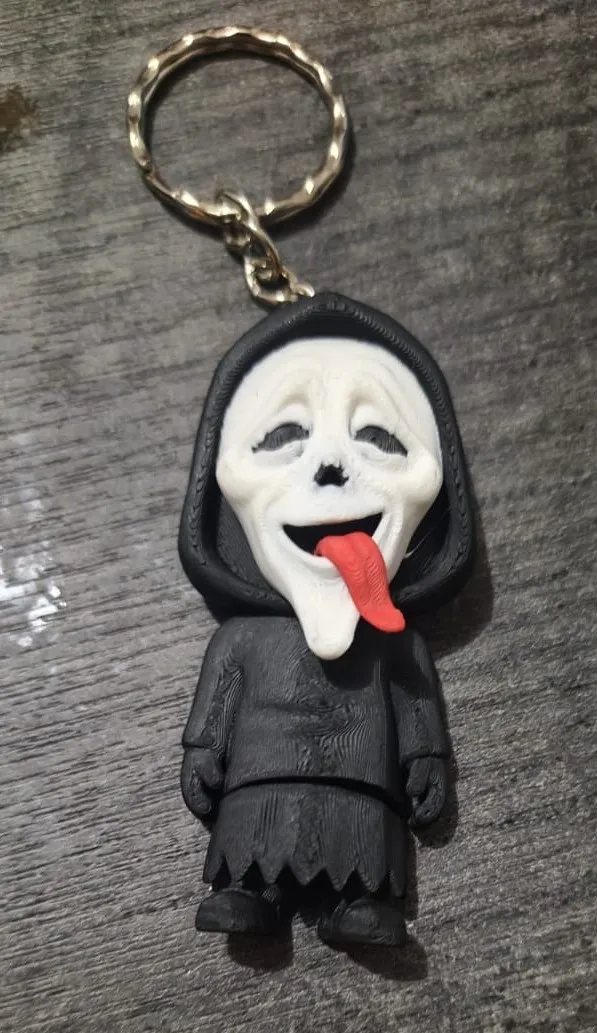 Scary Movie "Wazzup" Ghostface Flexi-Keychain - Free 3D Print Model ...