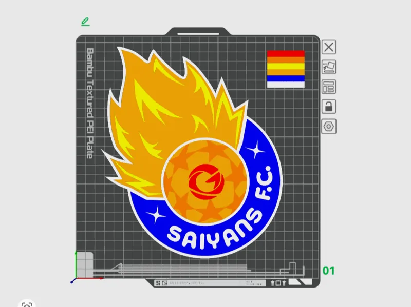 ESCUDO KINGS LEAGUE SAIYANS FC