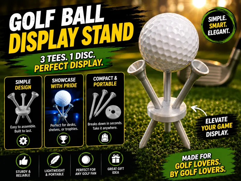 Golf Ball Tee Display