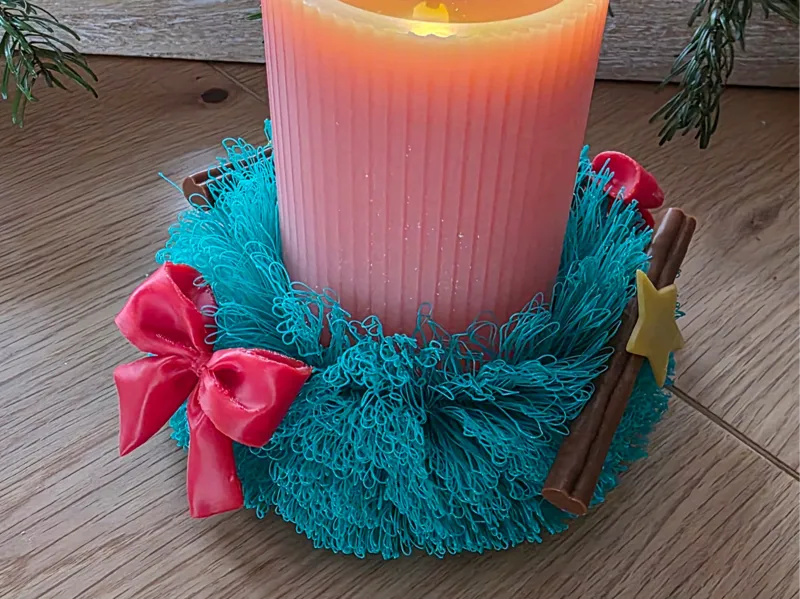 Tischgedeck/Weihnachtskranz
