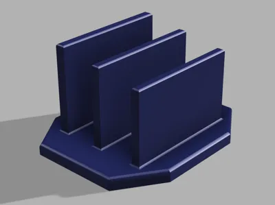 Simple dual vertical laptop stand