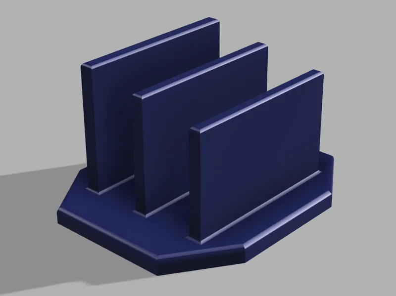 Simple dual vertical laptop stand
