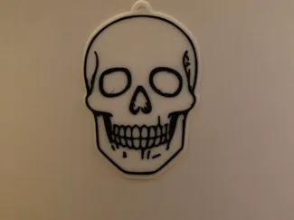 Halloween Skull Keychain (Free Commercial use)