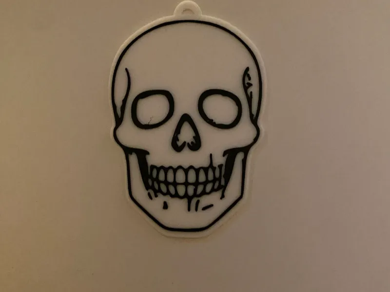 Halloween Skull Keychain (Free Commercial use)
