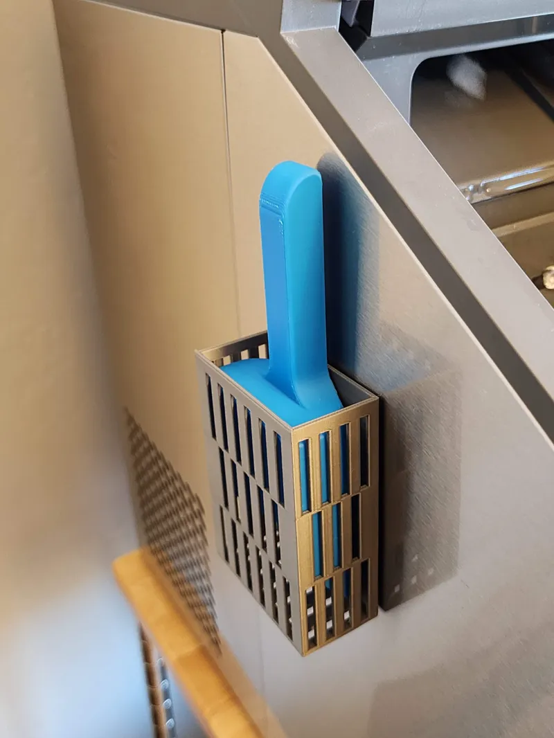 Small Scoop Holder w/ recesses for 6x2mm magnets