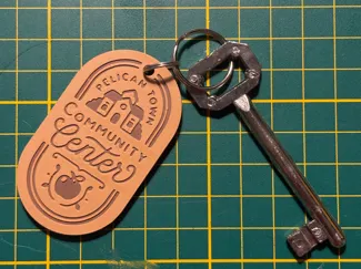 Pelican Town Community Center keychain