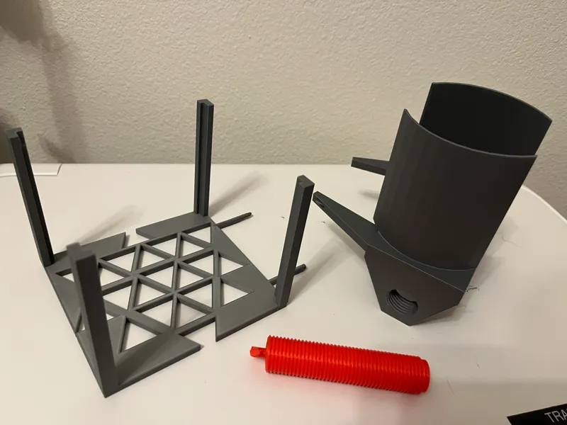 Suspended Bedside Sick Tray