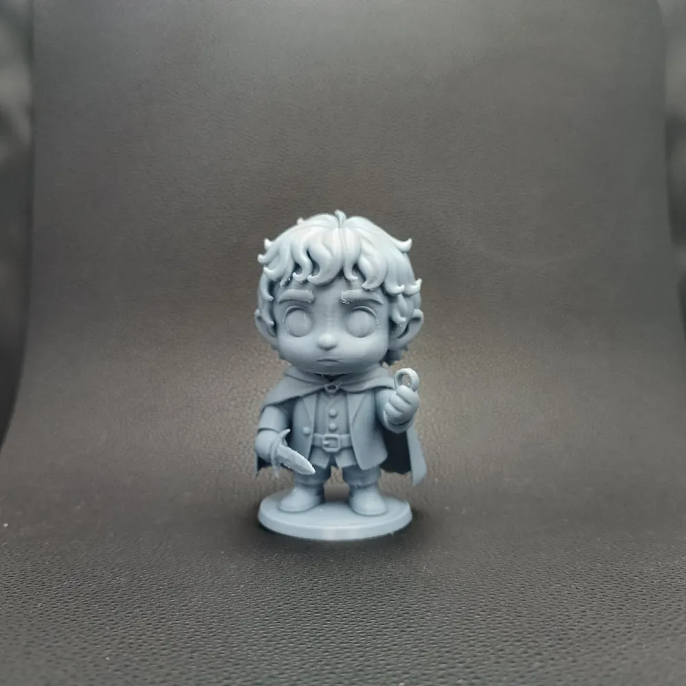 Figurine décorative Hobbit Chibi Frodon Baggins cadeau de collection