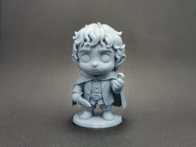 Figurine décorative Hobbit Chibi Frodon Baggins cadeau de collection