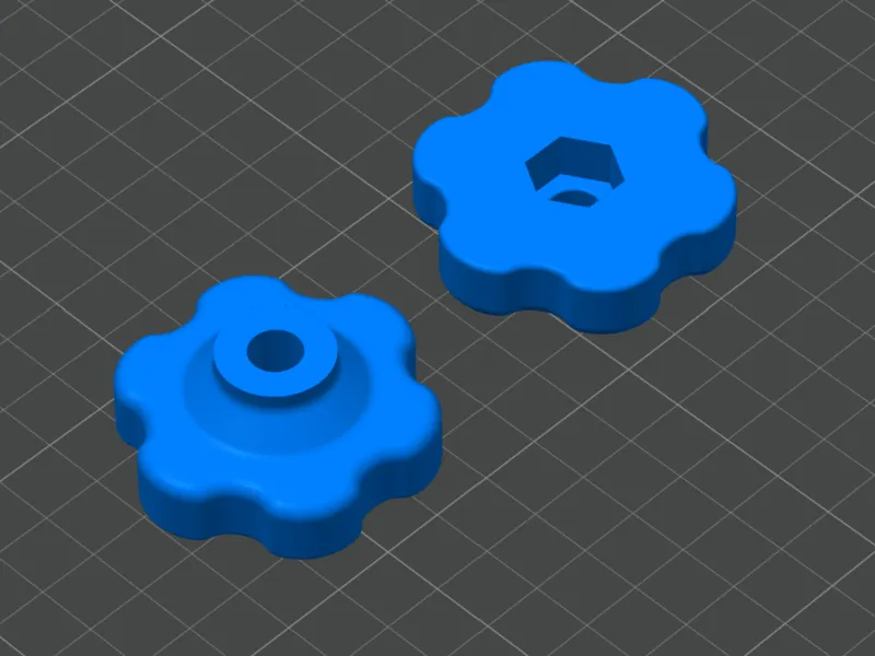 M4 Hex Bolt Knob 
