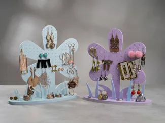 Floral Jewelry Stand for Earrings and Rings