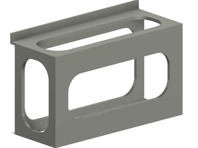 Slat Wall Glove Box Holder Mount
