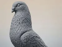 Figurine pigeon détaillée — photo 2
