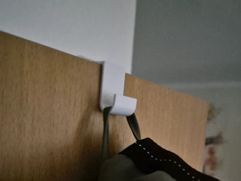 Robust Wall- and Doorhook - minimalistic/versatile