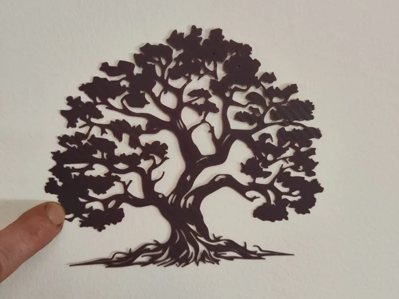 arbol roble decorativo-decorative oak tree