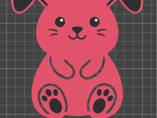 Bunny gift card holder - Easter