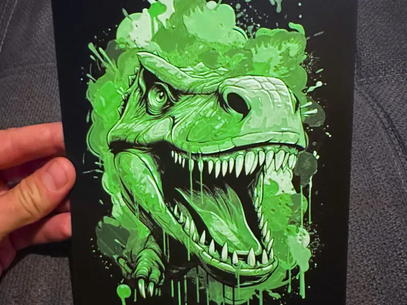 T-Rex II Artwork Hueforge